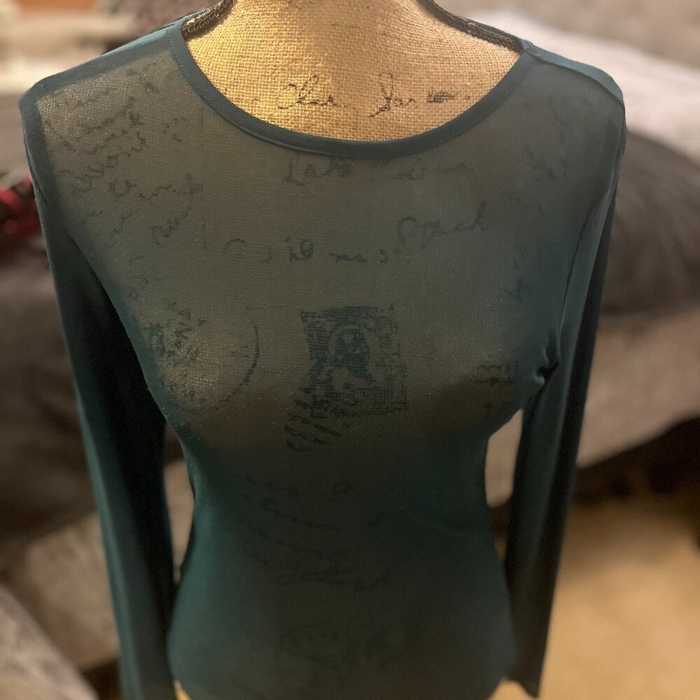 Sheer blouse